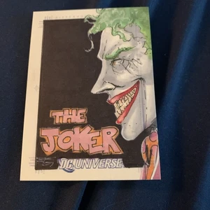 Tarjeta de boceto DC Universe The Joker Sketchafex ¡Muy bonita!!!!! 2007 - Imagen 1 de 7
