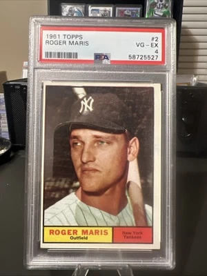 1961 Topps - Roger Maris #2 - Imagem 1 de 3