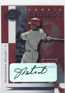 Donruss #RC-30 2001 Johnny Estrada RC AUtO/300 Philadelphia Phillies - Imagen 1 de 1