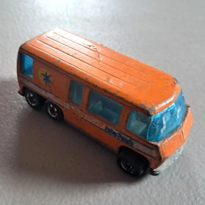 Винтажный 1976 Hot Wheels GMC Motor Home - Palm Beach оранжевый литой Гонконг - Изображение 1 из 4