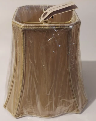 Nuevo 5.5" x 11" x 10" Canterbury Roseart dorado con pantalla de lámpara de campana interior blanca Foto 1 de 4