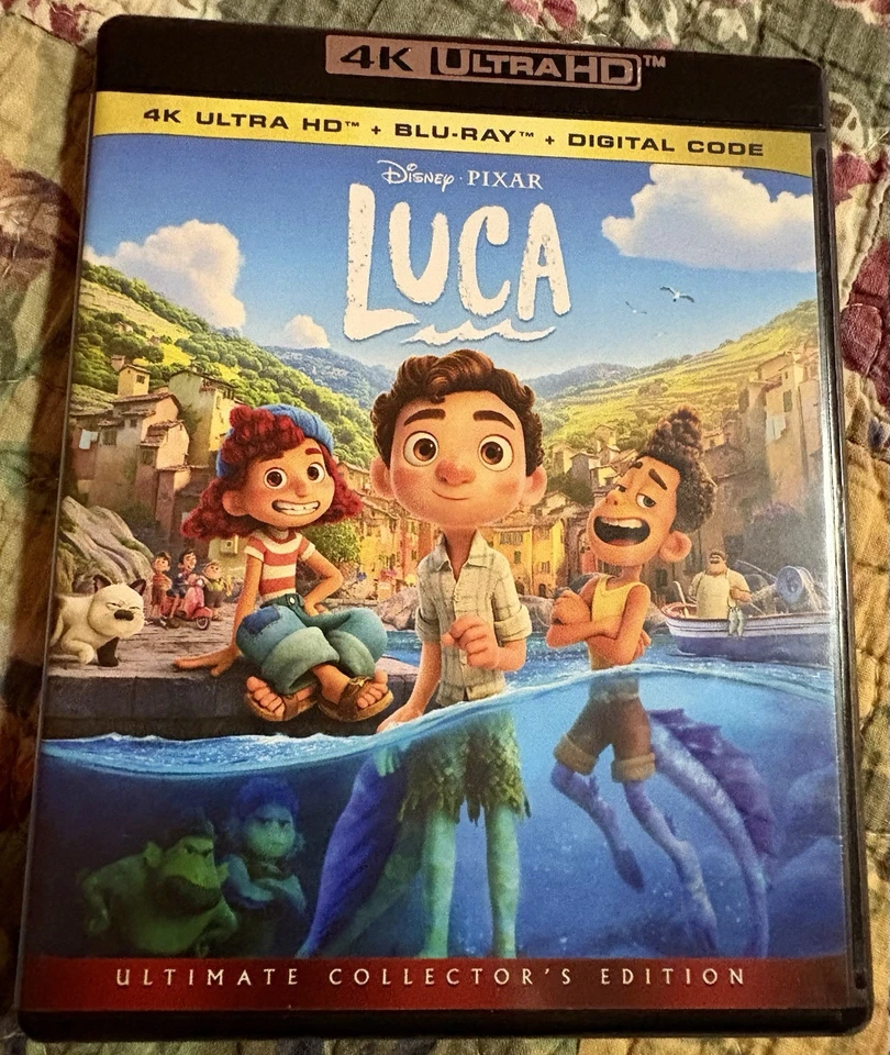 LUCA Disney Pixar 4K UHD ONLY NO BLU-RAY OR DIGITAL CODE - Image 1 of 1