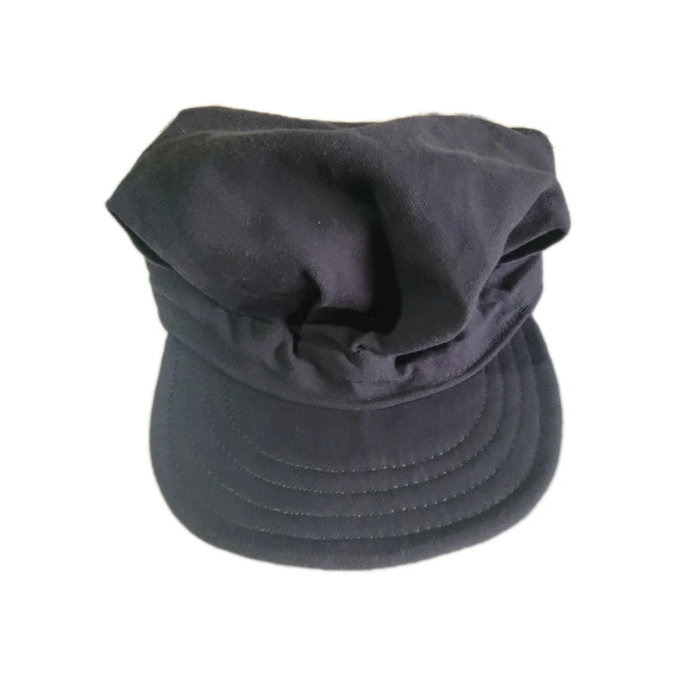 Sombrero de conductor de tren de taxi de newsboy de colección mediano-grande gris RARO Foto 1 de 4