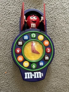 M&M’s Animated Pendulum Cookoo Wall Clock Vintage Collectible Selling for Parts - Picture 1 of 10