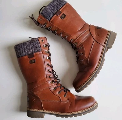 Botas altas Denver Hayes LAUREN de pantorrilla con cordones Foto 1 de 4