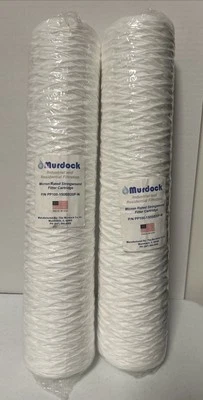 2 - String Wound Water Filter Whole House Well Commercial BB Size 4.5" x 20" - Image 1 of 3