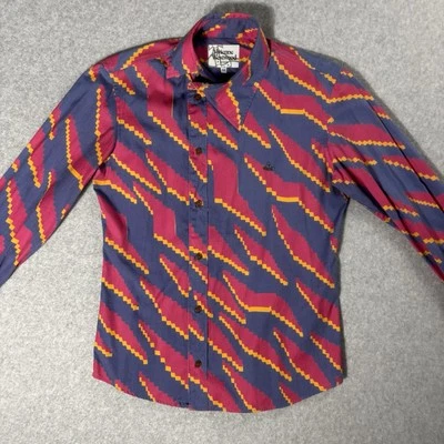 Винтажная футболка Vivienne Westwood с длинным рукавом вышитый логотип шар Япония размер: 44 - Изображение 1 из 4