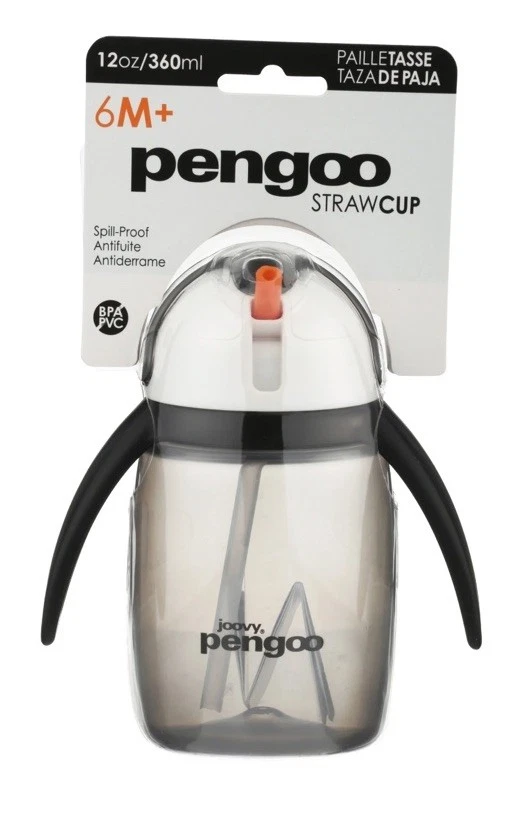 Joovy Pengoo Sippy Cup a prueba de derrames 12 oz taza de paja NUEVO Foto 1 de 3