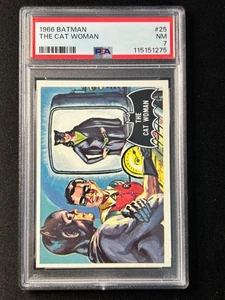 1966 Topps Batman #25 The Cat Woman PSA 7 NM - Picture 1 of 4