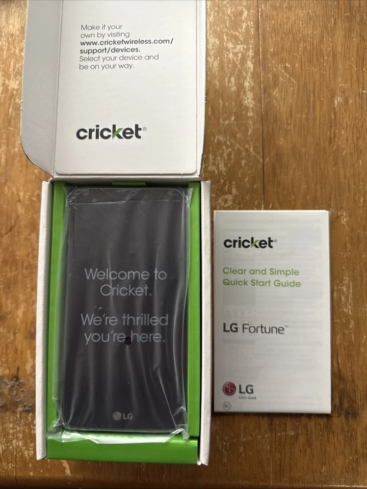 LG Fortune M153 - 16GB - Titan Black (Cricket) Open Box - Unused Phone - Image 1 of 4