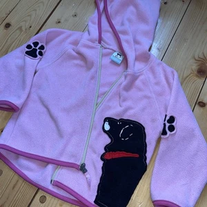 The Black Dog Girls' Zip Up Sweater Sweatshirt Pink Kids Size 4T - Picture 1 of 9