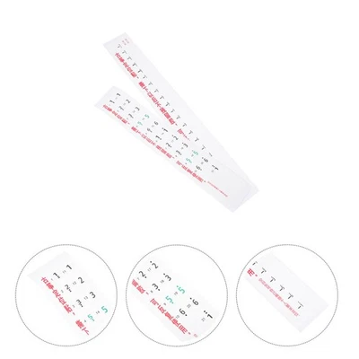  2PCS Pratico Guzheng Sticker Adesivo principiante Guzheng Diagramma di - Immagine 1 di 4