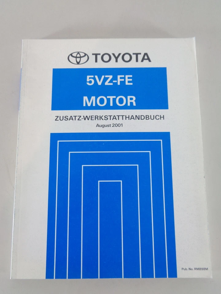 Manual De Taller Toyota 5VZ-FE 3,4L Motor Para Land Cruiser Prado J90 De 8/2001 - Imagen 1 de 1