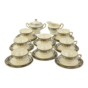 Hutschenreuther Tea Set, Carinthia, Crown Lion Ivory, Selb Bavaria - Picture 1 of 6