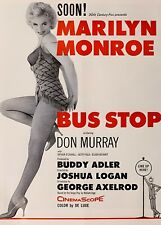 Marilyn Monroe Bus Stop Movie Poster Print A4