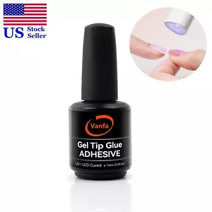 Vanfa Soft Gel Tip Glue Adhesive for Nail Extensions *Pick Any* - Picture 1 of 9