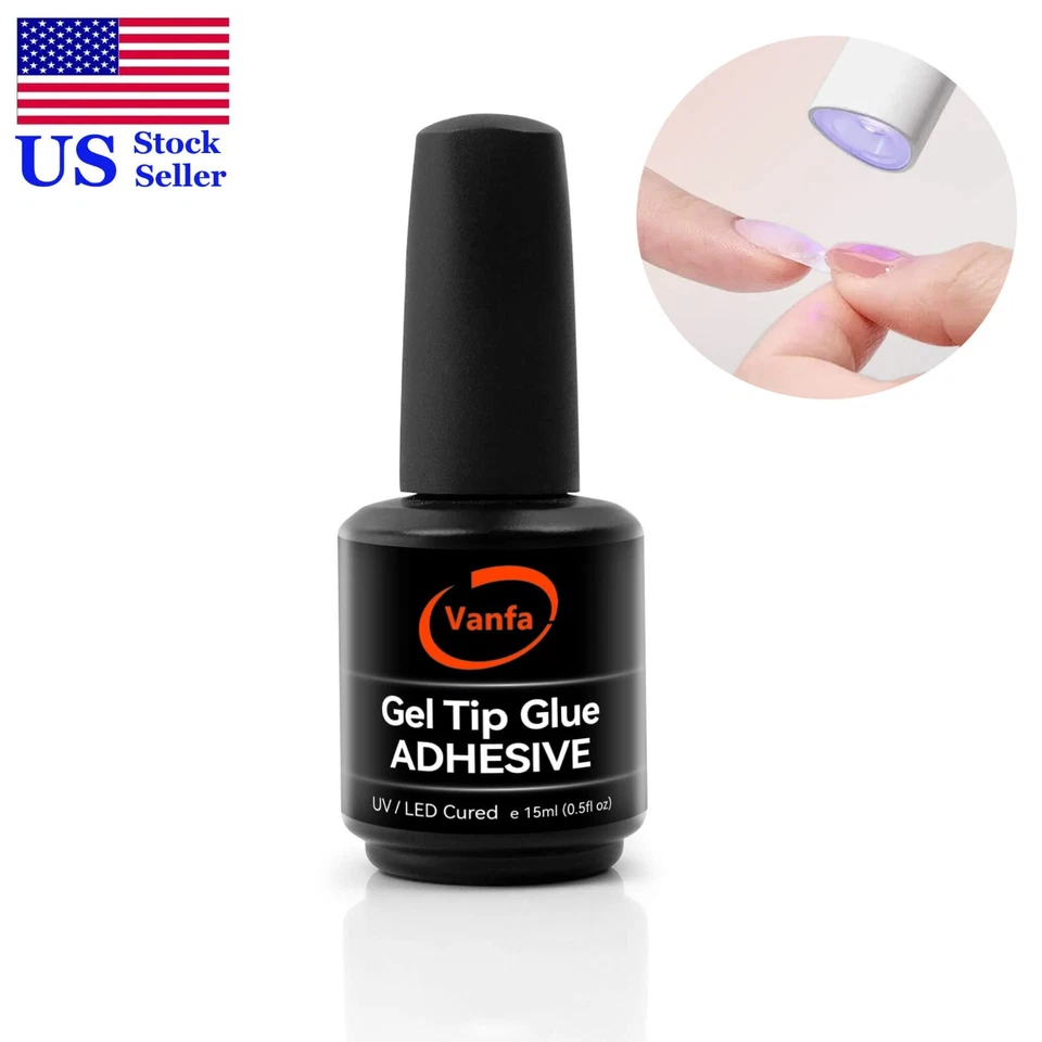 Vanfa Soft Gel Tip Glue Adhesive for Nail Extensions *Pick Any* - Image 1 of 4