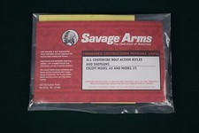 Instruction manual and gun lock for Savage Arms shotguns - unopened