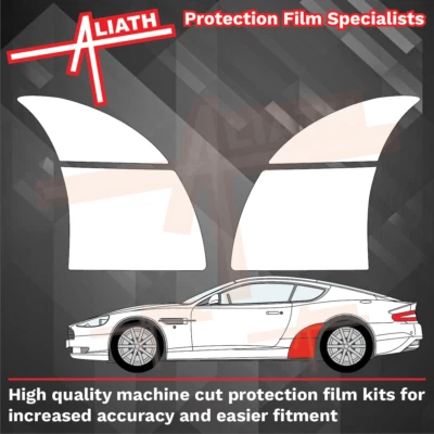 ALIATH Adatto - Pellicola protezione vernice protezione trucioli pietra arco QTR Aston Martin DB9 2004-12