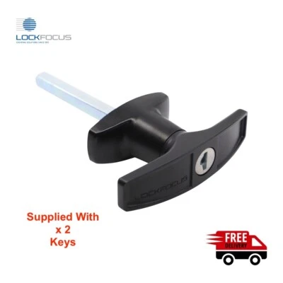 Lock Focus Garage T Handle-Rolladoor, Roller Door, Shed - Image 1 of 2