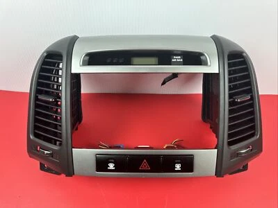 2007-2012 HYUNDAI SANTA FE painel central rádio acabamento climático moldura fabricante de equipamento original - Imagem 1 de 4