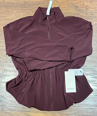 NEW Lululemon UV-Protective Cinch-Waist Running Jacket Goodnight Plum  S & L - Image 1 of 4