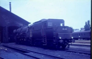 1970s 35mm Color Diapositive Austria OBB Railway Steam Locomotive 52.7393 #462 - Picture 1 of 2