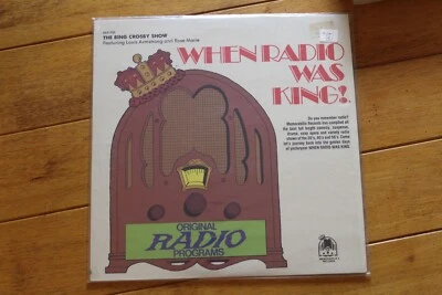 ORIGINAL RADIO PROGRAMS "THE BING CROSBY SHOW" LP 12" VINYL VG+ LOUIS ARMSTRONG — 第 1/4 张图片