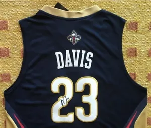 Anthony Davis Signed Autograph New Orleans NOLA Pelicans Jersey NBA Kentucky - Picture 1 of 3