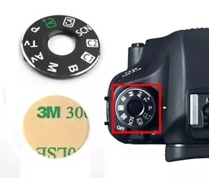 For Canon EOS 6D Camera Function Dial Mode Plate Interface Cap Button Repair Kit - Picture 1 of 7