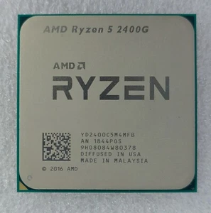 AMD Ryzen 5 2400G Desktop CPU Processor APU R5 Socket AM4 Good Work - Picture 1 of 3