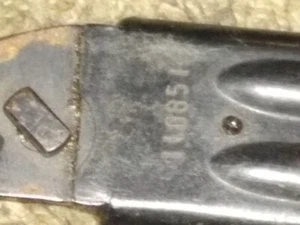 100% Vintage RUSSIAN  KNIFE, East German Variant , Matte Finish Plastic Sabbard. - Picture 1 of 8
