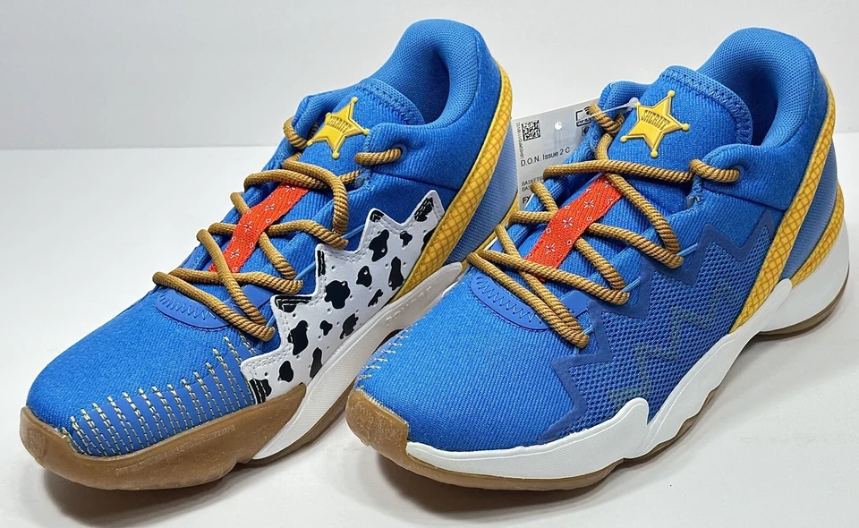 Size 3 (PS) - adidas D.O.N. Issue #2 x Toy Story Mid Woody