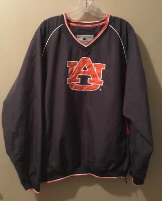 Chaqueta cortavientos ventilada suéter Auburn Tigers para hombre XL Coliseo Atletismo Foto 1 de 4