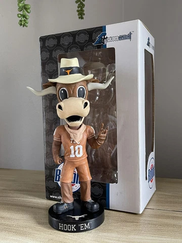 HOOK ‘EM HORNS Texas Longhorns Football Mascot Nodder Bobblehead NIB! Cover