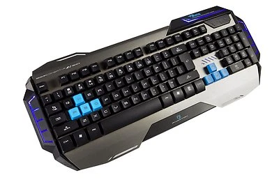 E-Blue Gaming Mazer-X EKM741BKUS-IU Metal Panel Air-Keys Gaming Keyboard - Image 1 of 4