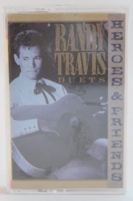 Randy Travis Duets Heroes & Friends Cassette Tape Sealed New Warner Bros. Promo - Image 1 of 2