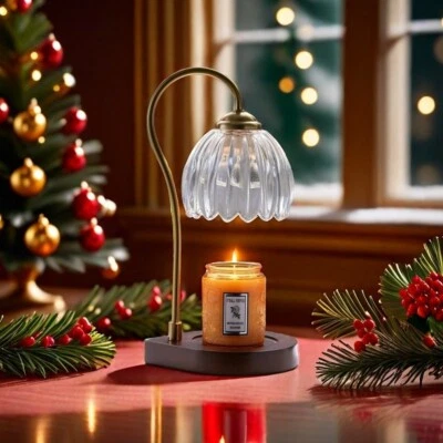 Lámpara Calentador de Velas Eléctrico con Temporizador, Lámpara Derretidora de Velas Regalos para Mujer Foto 1 de 4