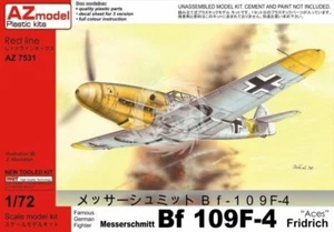 Messerschmitt Bf 109F-4 Fridrich "Aces" AZmodel AZ7531 skala 1/72 - Zdjęcie 1 z 2