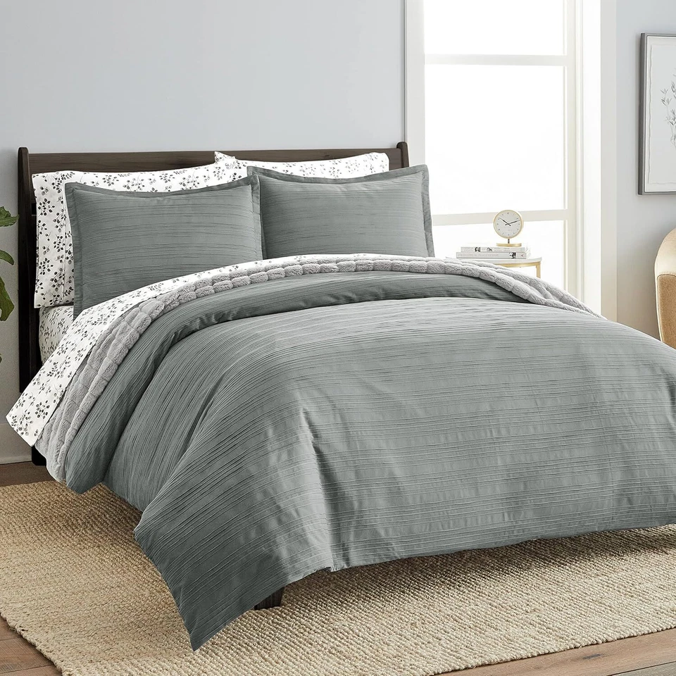 Scott Living Aero Cotton 3pc Set-1 Duvet, 2 Pillow Shams, Full/Queen, King - Image 1 of 1