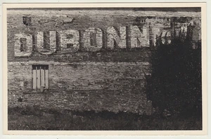 Original 1975 verblassende Werbung an Hausfassade, von Harm Botman, gestempelt - Bild 1 von 2