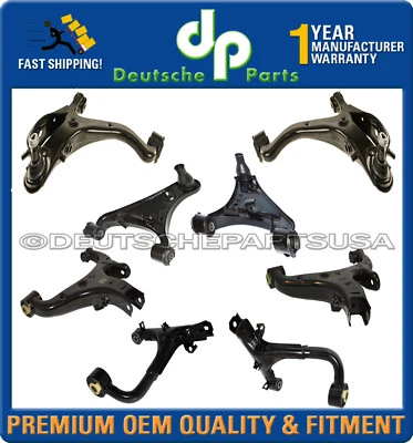 LAND ROVER LR4 FRONT & REAR LOWER + UPPER CONTROL ARM ARMS LH + RH set of 8 - Image 1 of 4