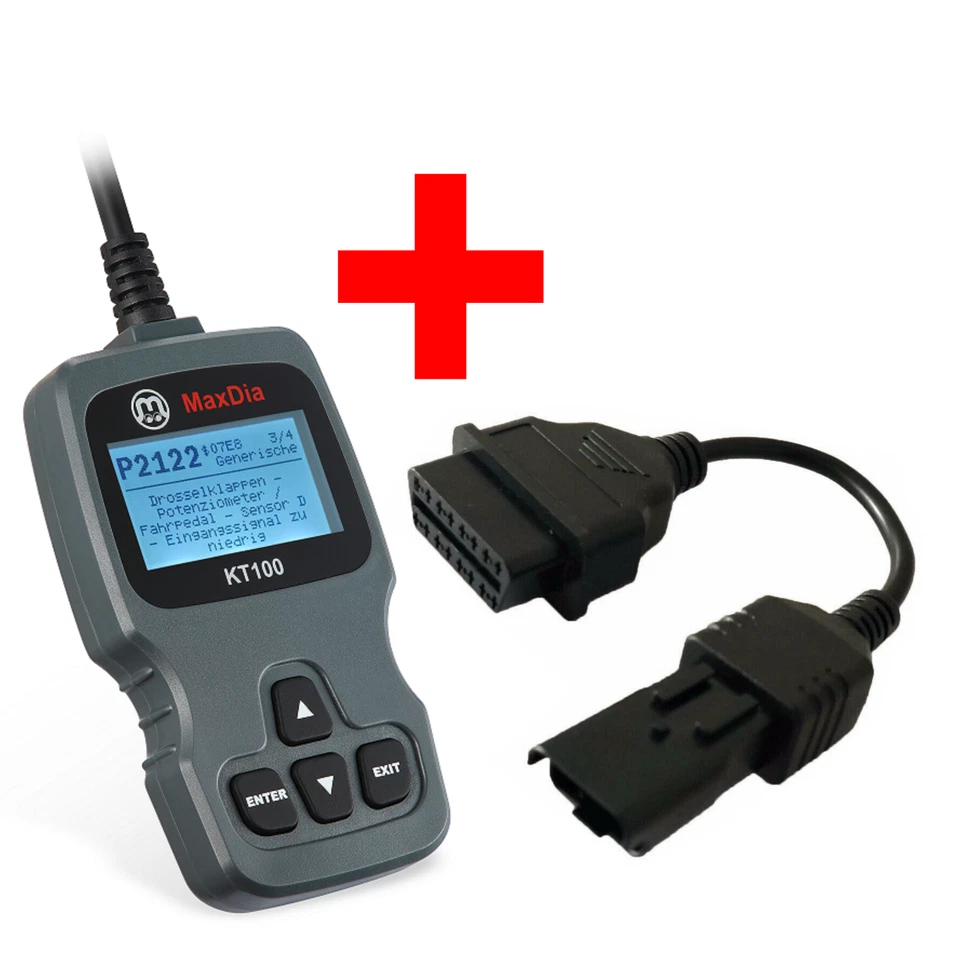 Adattatore per diagnosi moto Ducati 4 pin e MaxDia KT100 Multistrada - Immagine 1 di 4