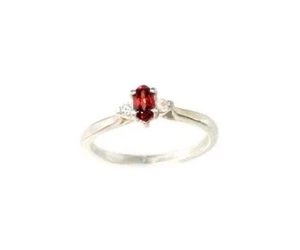 Rhodolite Raspberry Garnet Ring Antique Norway "Bohemian Gypsy Ruby" w/ Zircon - Picture 1 of 10