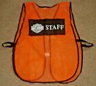 Harley Davidson "Staff" Florescent Orange Mesh Vest, One Size, Lightweight