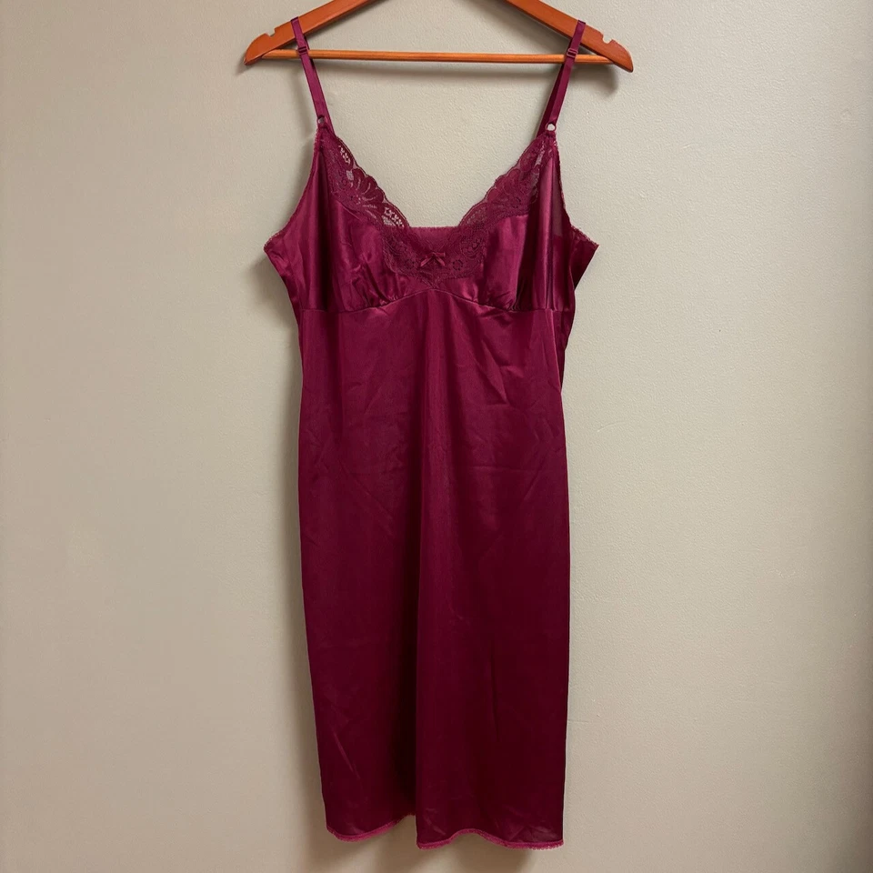 Vestido sin Mangas Maidenform Mujer De Colección Talla 38 Babydoll Chemise Cami Coqueta Capricho Foto 1 de 4