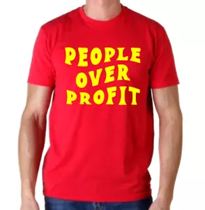 Camiseta People Over Profit Protest Revolución - Imagen 1 de 1