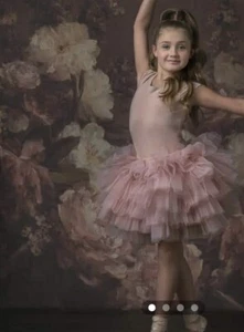 NWT Dollcake Tiny Ballerina Pink Tutu & Leotard Set Girls sz 9 - Picture 1 of 10