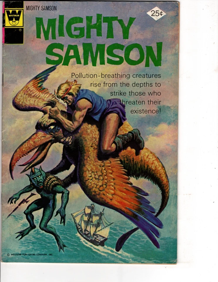 Mighty Samson #26 Comic Whitman Cover FN - Image 1 of 1