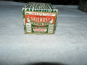 Vintage Pflueger Skilkast Model No. 1953 Bait Caster Made In USA In box  - Picture 1 of 12